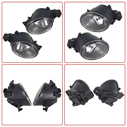 ANTUKO 2-Pack Front Bumper Fog Lights Assembly with Bulbs and Switch Wiring Kit Replacement for Replacement for Altima 2016-2018 - Image 2