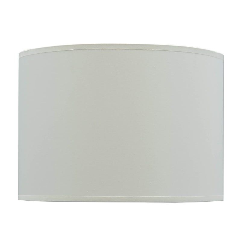 Aspen Creative 31012A Transitional Hardback Drum Shape Spider Construction Lamp Shade in Off White 14 x 14 x 11