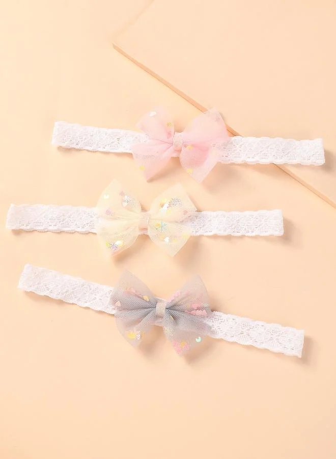 تايك تو Set of 3 - Bow Hair Ties