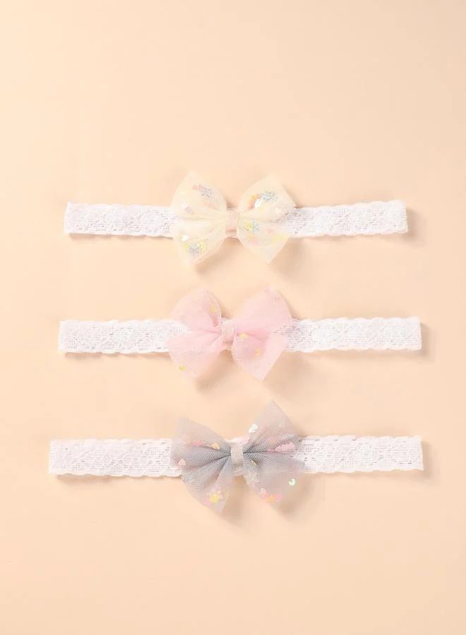 تايك تو Set of 3 - Bow Hair Ties