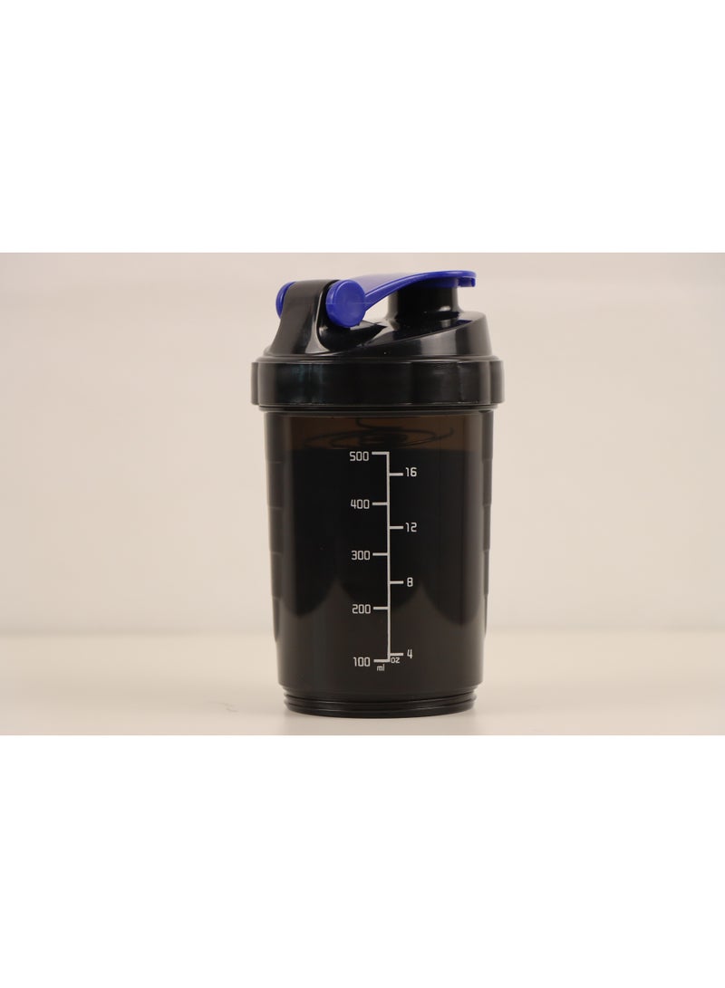 Ozono 3-layer, Protein shaker bottle, 500ML, Blue - Image 4