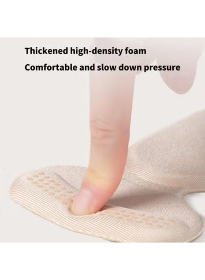 2 Pairs T-Shaped Heel Protector Pads, Soft Anti-friction Insole Heel Cushions, Comfortable Heel Inserts for Wide Shoes for Women and Men with Self-Adhesive Design (4 Pack) -195 - Image 5
