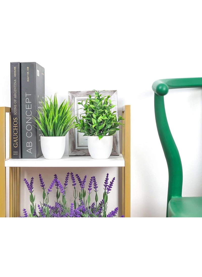 Generic 4 Packs Fake Plants Small Artificial Faux Plants Indoor for Home Office Farmhouse Bathroom Decor  - Image 5