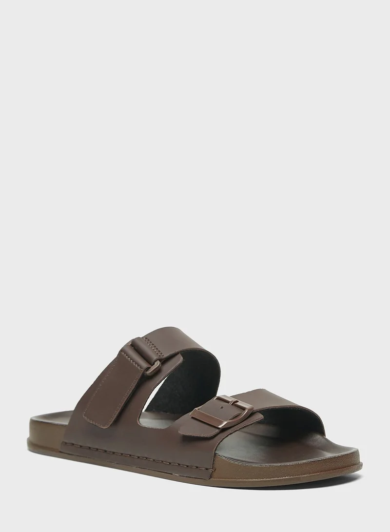 LBL by Shoexpress Double Buckle Sandals