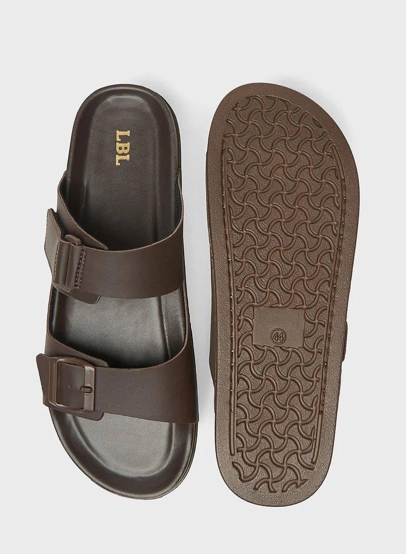 LBL by Shoexpress Double Buckle Sandals