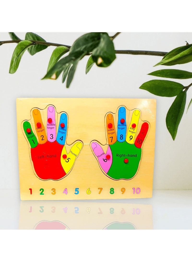 فيتاشيلي لوح ألغاز تعليمي خشبي ثلاثي الأبعاد للتعلم المبكر للأطفال - Image 1