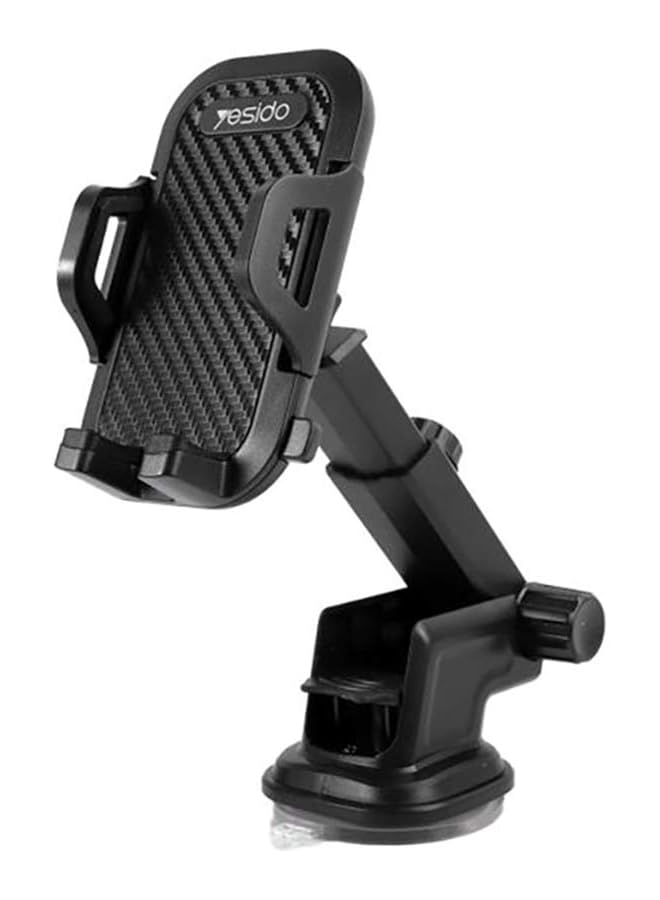 Yesido Universal Car Mobile Holder Adjustable Automatic Clip Stand Dashboard Windshield Gps Mount Bracket Sucker Phone Support Black Ch 23 - Image 1