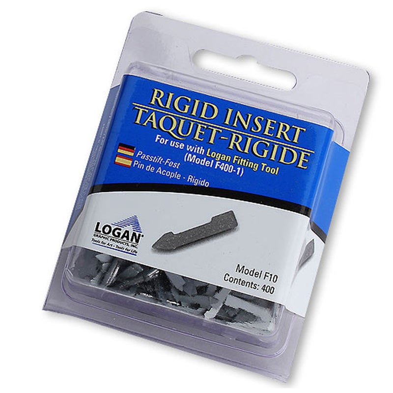 Logan Graphic Products Rigid Insert for Fitting Tool, Package of 400 (F10) - Image 3
