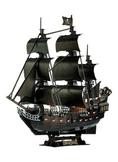 3D Puzzles Led Pirate Ship Queen Anne's Revenge Large Model Craft Kits Desk Decor Sailboat Brain Teaser Puzzles Arts and Crafts Hard Puzzles Gifts for Men Women