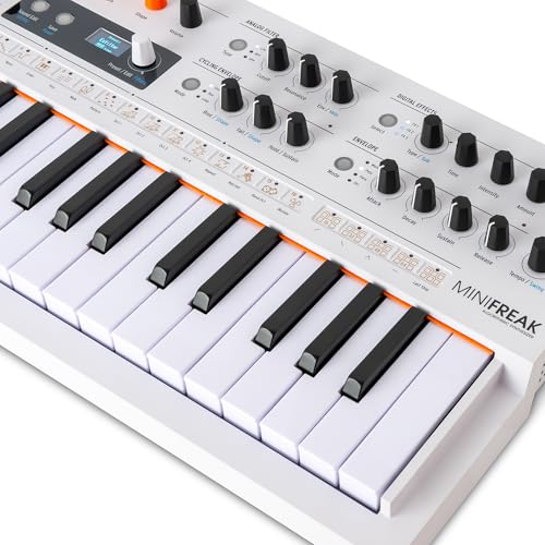 Arturia MiniFreak 37 Key Polyphonic 6-Voice Hybrid Synthesizer Keyboard (White, MiniFreak Vocoder) - Image 5
