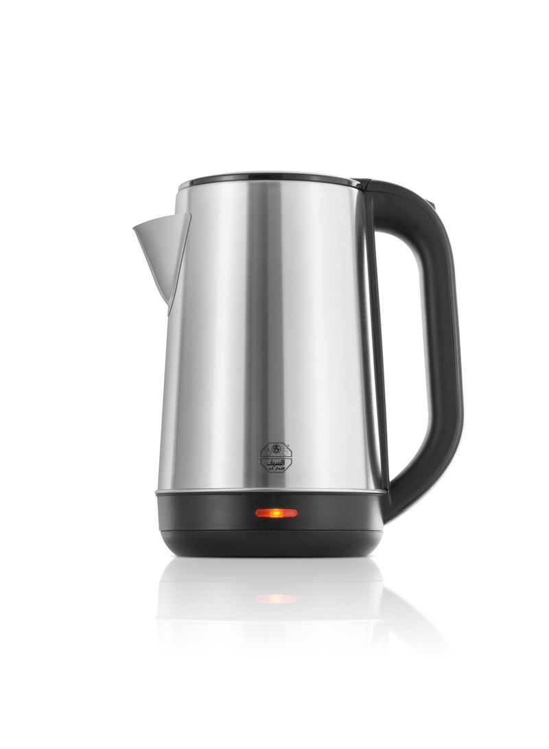 Alsaif Water Kettle, Stainless Steel 2 L 2200 W E03223 Silver / Black - Image 4