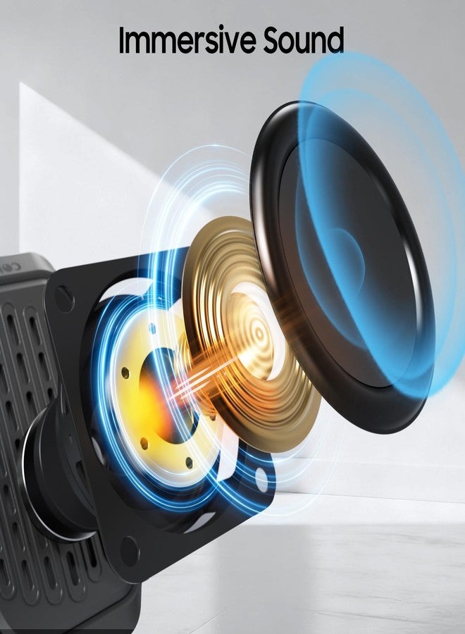 كوميزو مكبر صوت بلوتوث قابل للارتداء من كوميسو، مقاوم للماء بمعيار IPX7، مكبر صوت لاسلكي محمول بمشبك مع ميكروفون مدمج للاستماع إلى الموسيقى وإجراء المكالمات بدون استخدام اليدين، مكبر صوت صغير يعمل لمدة 10 ساعات للعمل والجولف والجري (غير مغناطيسي) - Image 2