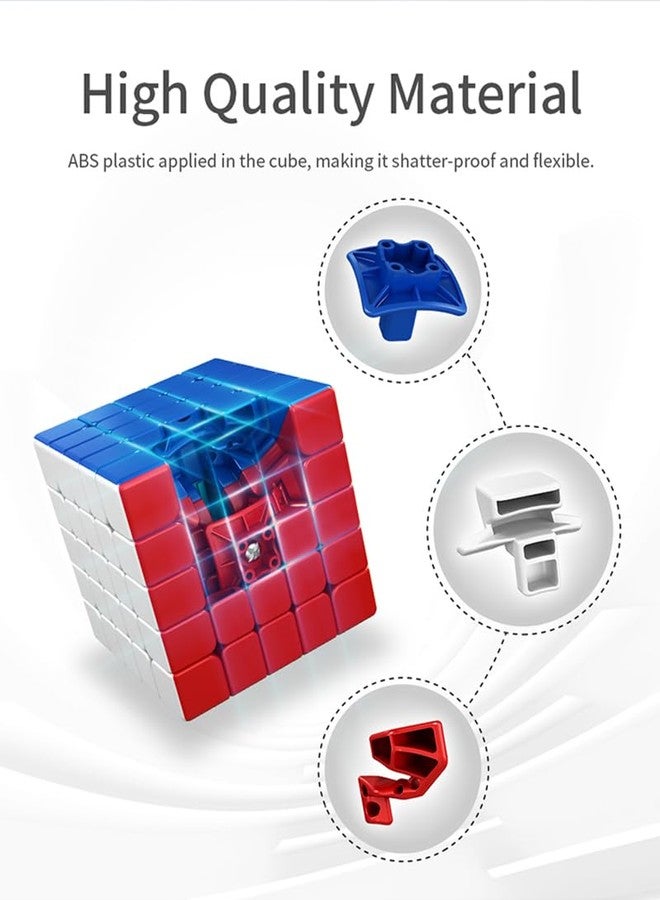 D ETERNAL Magnity 5M Cube 5x5 (Magnetic) Stickerless Magic Speed Cube Puzzle Game for Kids (Magnity 5M 5x5 (Magnetic)) - Image 2