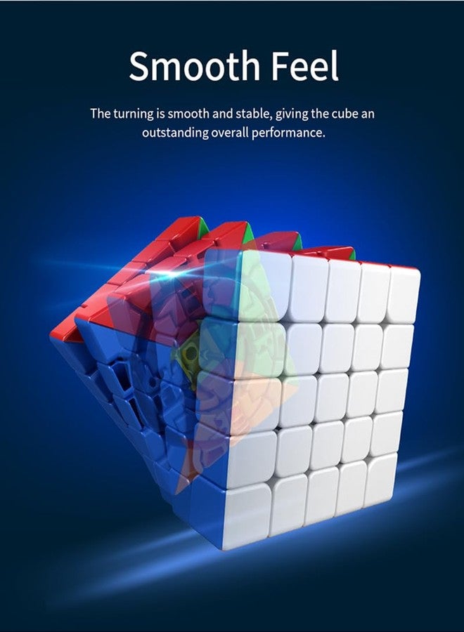 D ETERNAL Magnity 5M Cube 5x5 (Magnetic) Stickerless Magic Speed Cube Puzzle Game for Kids (Magnity 5M 5x5 (Magnetic)) - Image 3