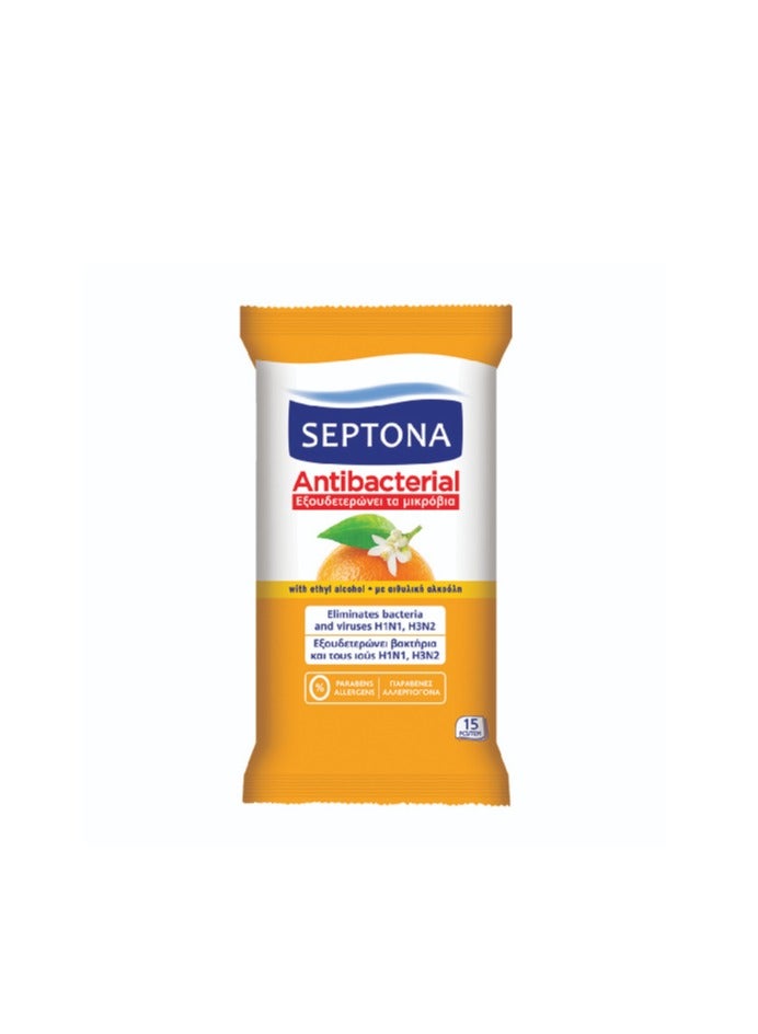Antibac Wipes Orange Blossom