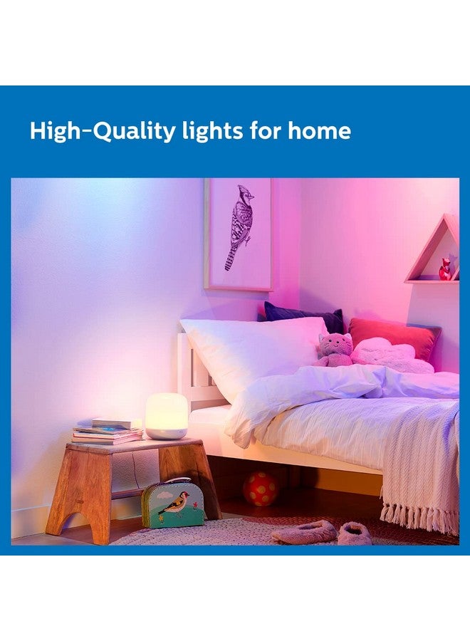 Philips 10W Wi-Fi Smart LED Table Lamp with Music Sync, Voice Control & Dimmable Feature | Color Changing Bedside Lamp for Home & Decoration | Alexa & Google Assistant Compatible | Multicolor (Hero) - Image 5