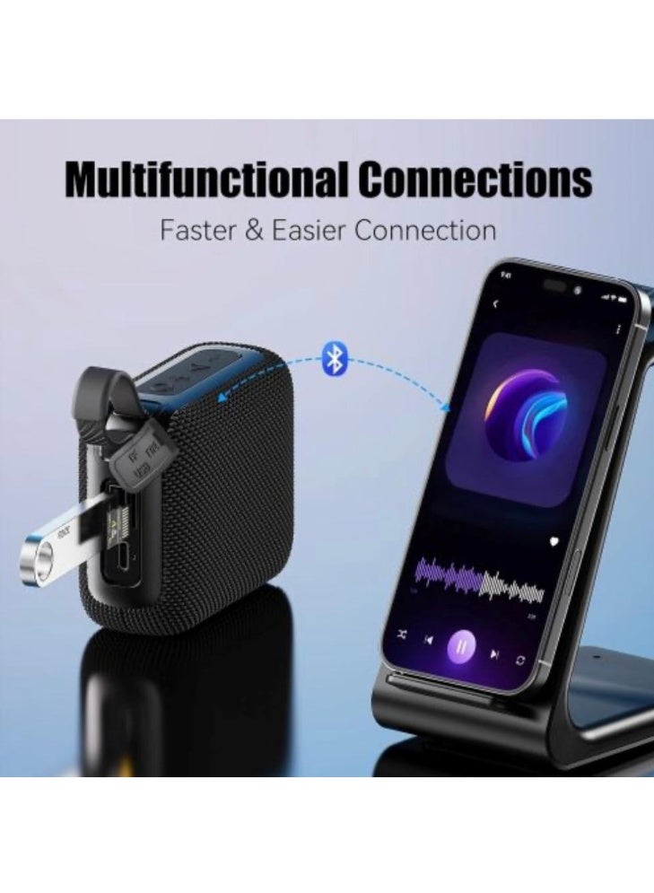 modio Portable Mini Bluetooth Speaker – TWS, USB Drive, TF Card & HD Sound - Image 2