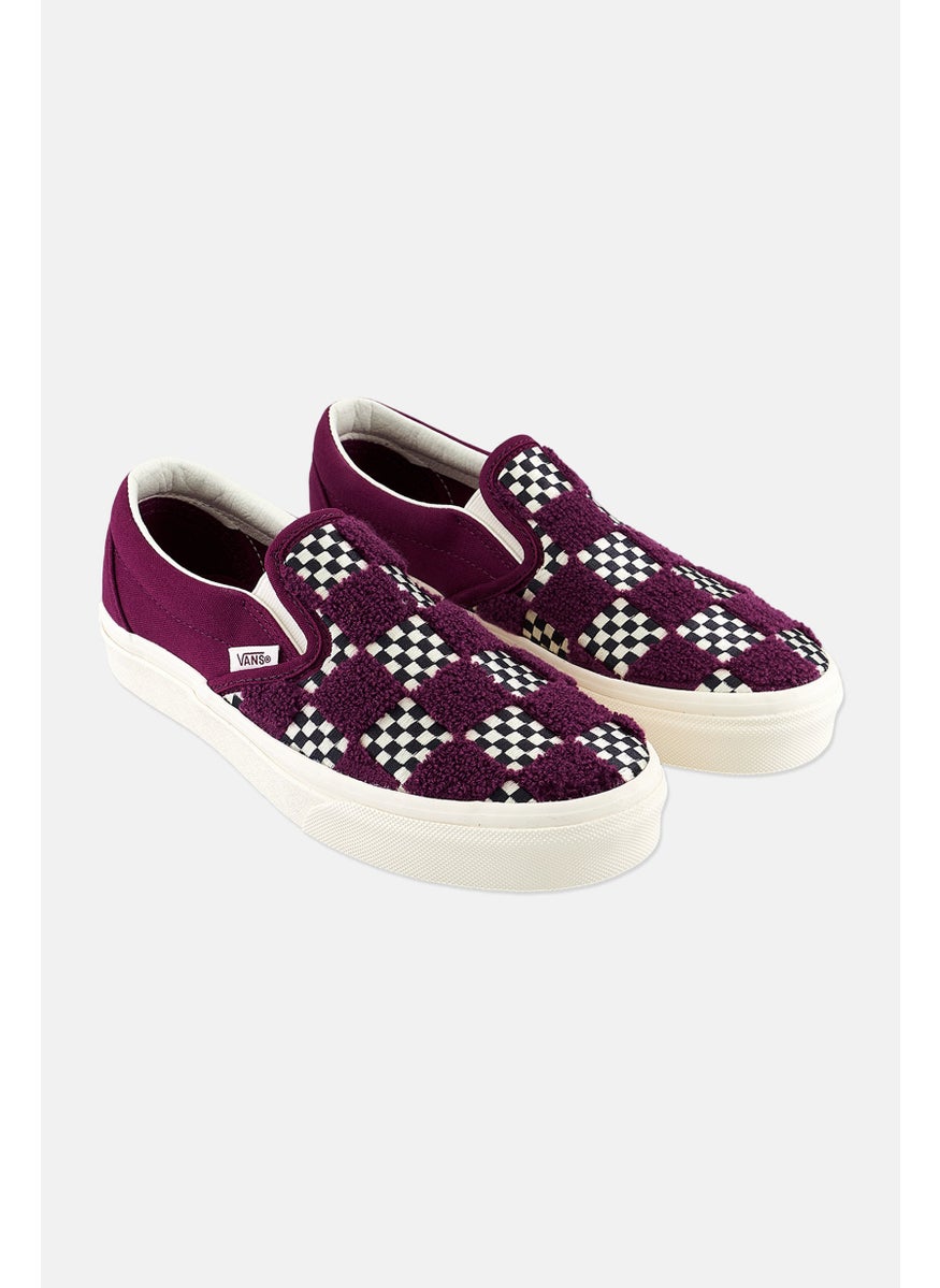 VANS - Women Classic Slip On Shoes, Purple - Image 1