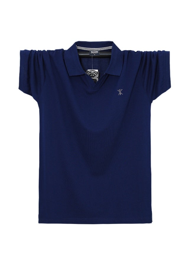 POLO Polo Shirt Men's Lapel  Summer Cotton Short Sleeve  Embroidery Tops Luxury Men's Wear Polo Shirt for Men  - Image 1