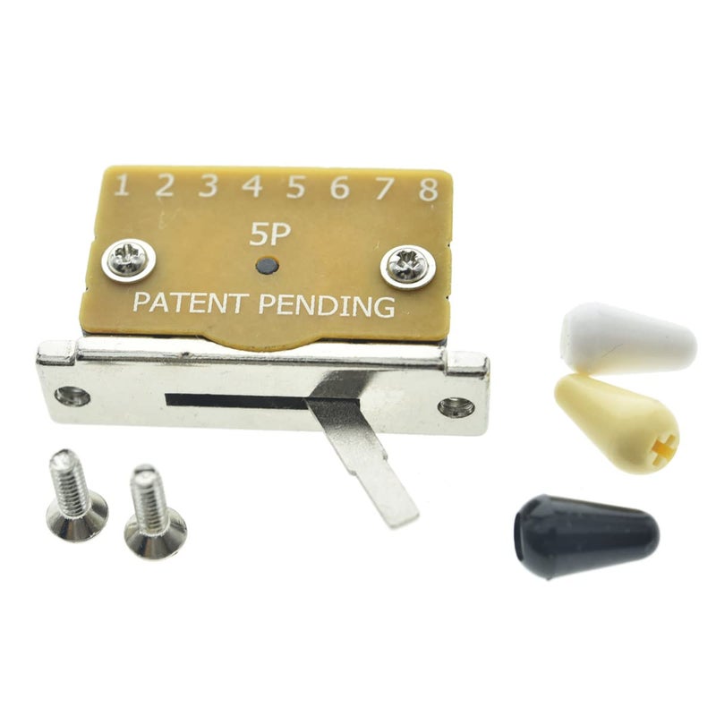 KAISH Heavy Duty 5 Way Guitar Pickup Lever Switch Selector Switch for Strat Tele with 3 Plastic Tips - Image 5