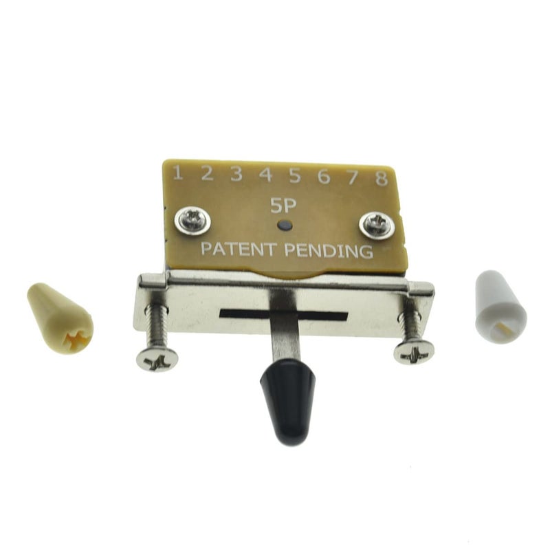 KAISH Heavy Duty 5 Way Guitar Pickup Lever Switch Selector Switch for Strat Tele with 3 Plastic Tips - Image 3