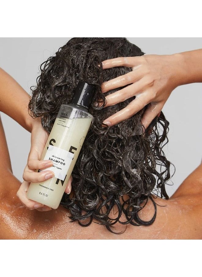 Seen - Shampoo, Fragrance Free - Non-Comedogenic & Sulfate-Free Hair Shampoo- Dermatologist-Developed - Safe for Sensitive, Eczema & Acne Prone Skin - Image 1