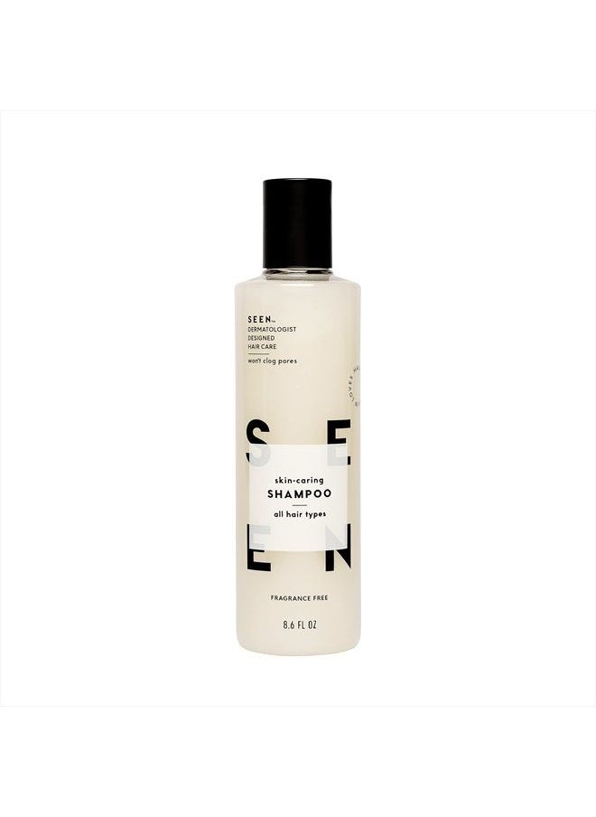 Seen - Shampoo, Fragrance Free - Non-Comedogenic & Sulfate-Free Hair Shampoo- Dermatologist-Developed - Safe for Sensitive, Eczema & Acne Prone Skin - Image 1