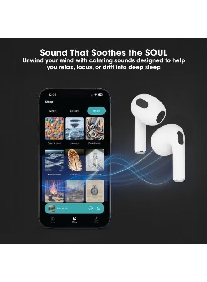 إكسيل سماعات أذن Xcell SOUL-AI الذكية للترجمة - ترجمة فورية للمكالمات والفيديو بأكثر من 160 لغة، مساعد ذكي، ترجمة الصور والصوت، صوت عالي الجودة بتقنية بلوتوث 5.4، بطارية تدوم 6 ساعات، لون أبيض - Image 4