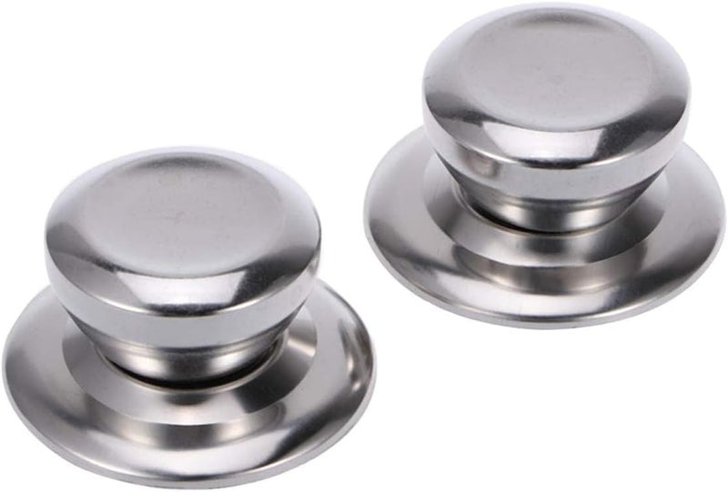 Bukela 2Pcs Stainless Steel Pot Knobs Replacement Pot Lid Universal Lid Knob Anti-scalding Cookware LidPot Handle for Home Kitchen - Image 3