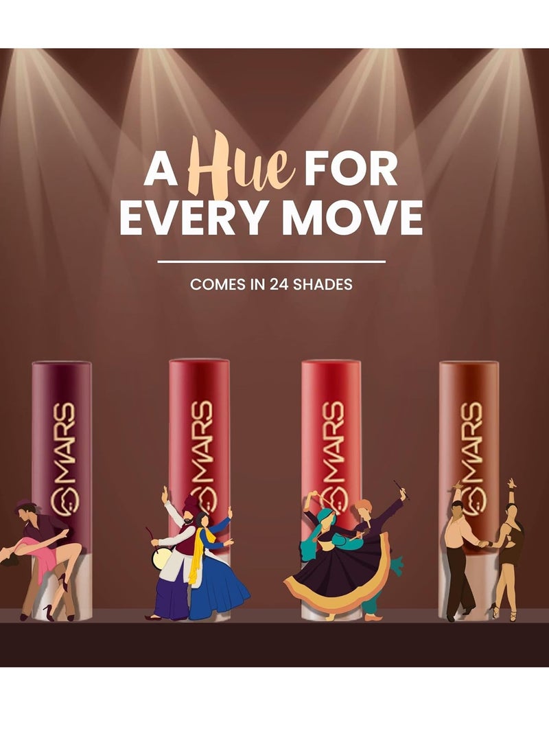 MARS Creamy Matte Long Lasting Lipstick 3.2 gm 17 Sultry Samba - Image 2