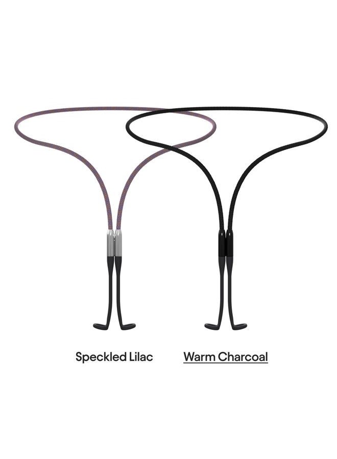 Loop Safety Connector Cord - Official Magnetic Tug-Resistant Safety Cord for Loop Quiet / Engage / Experience Earplugs - Warm Charcoal - Image 3