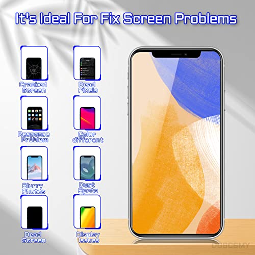 DGSCSMY for iPhone 11 Screen Replacement with Front Speaker Proximity Sensor 6.1" 3D Touch LCD Display Digitizer Full Assembly Glass Fix Tools Waterproof Adhesive Repair kit for A2111 A2221 A2223 - Image 4