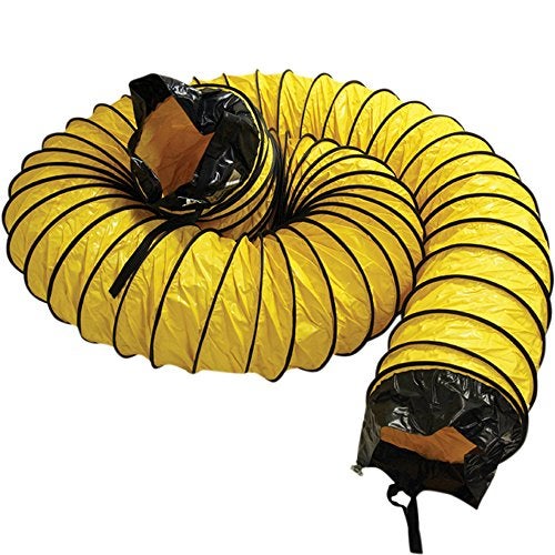 Rubber-Cal "Air Ventilator Yellow" Ventilation Duct Hose (Fully Stretched), 08-Inch by 25-Feet - Image 5