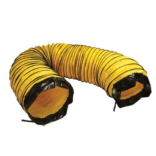 Rubber-Cal "Air Ventilator Yellow" Ventilation Duct Hose (Fully Stretched), 08-Inch by 25-Feet - Image 2