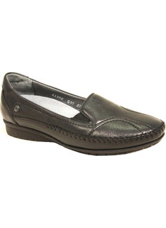 Forelli 51302 Women's Black Comfort Leather Shoes  - Image 1