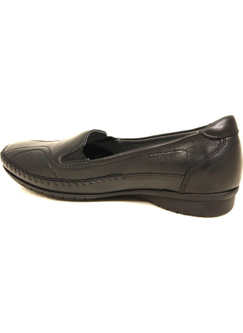 Forelli 51302 Women's Black Comfort Leather Shoes  - Image 3