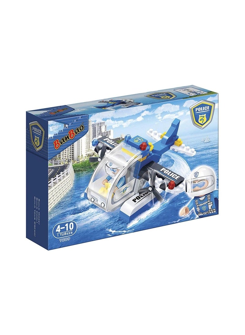 Banbao – Police Water Helicopter 112 Pieces – 7009 - Image 1