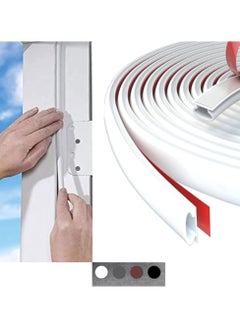 SYKON Door Weather Stripping Door Seal Strip, self-adhesive Rubber Door Insulation Weather Strip For Window And Door Soundproofing D Shape,weatherstripping For Door Frame Gap Blocker 