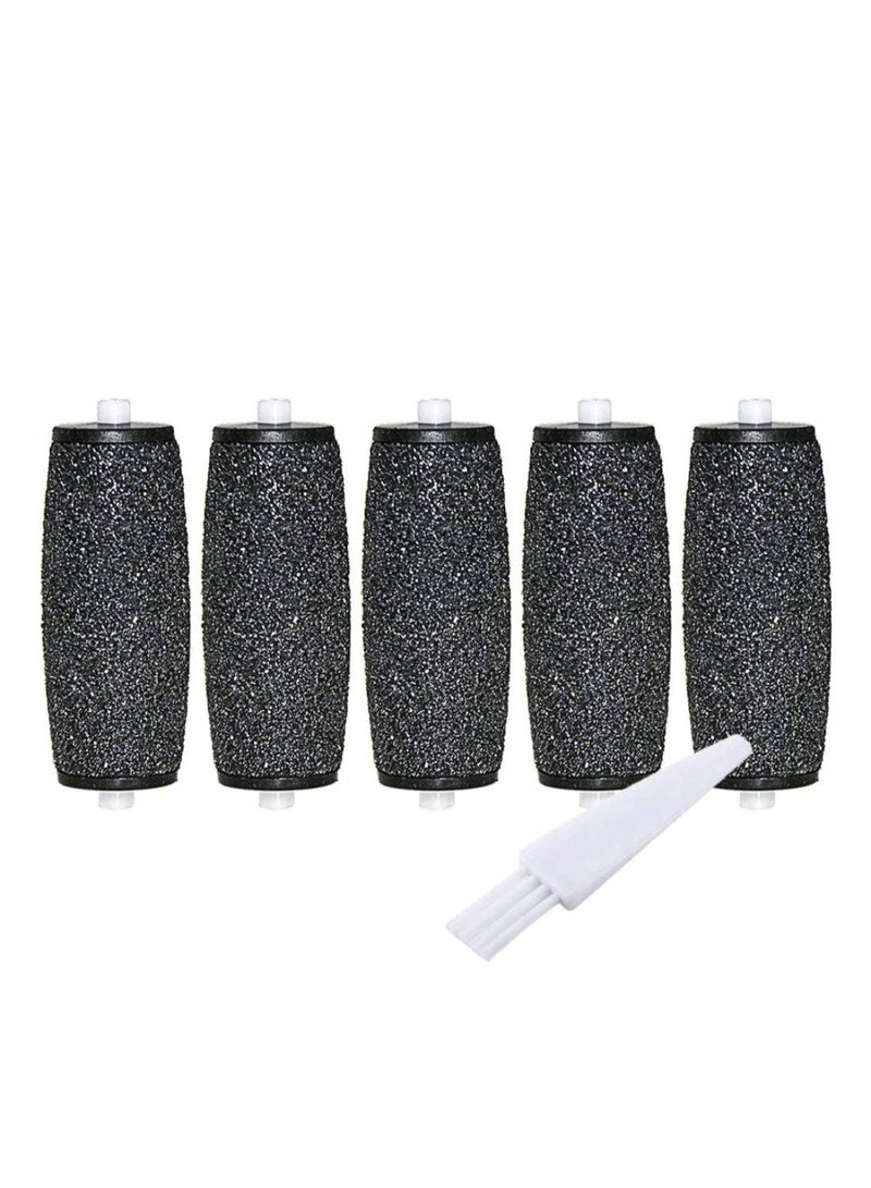 نيبمينينت مجموعة بكرات بديلة لإعادة تعبئة جهاز العناية بالقدم مكونة من 5 قطع مع فرشاة أسود/ أبيض - Image 1