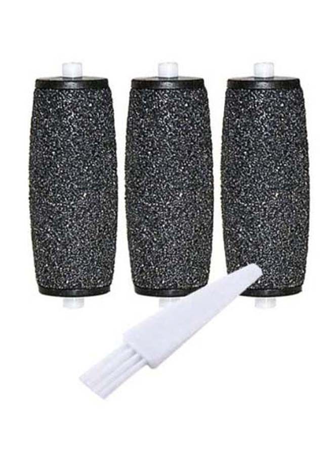 نيبمينينت مجموعة بكرات بديلة لإعادة تعبئة جهاز العناية بالقدم مكونة من 5 قطع مع فرشاة أسود/ أبيض - Image 2