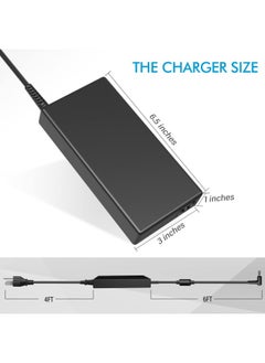 Terabyte Slim 150W 19.5V 7.7A AC Adapter Charger Fit for HP ZBook 15u G3 G4 HP ZBook 15 G3 G4 G5 G6 HP ZBook Studio G3 G4 G5 G6 HP OMEN 15 17 775626-003 ADP-150XB B A150A05AL Power Supply Cord  - Image 3