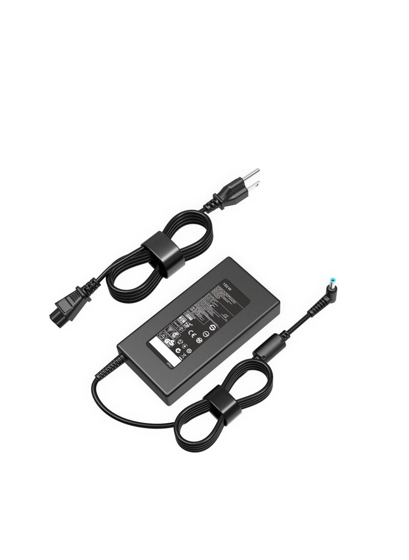 Terabyte Slim 150W 19.5V 7.7A AC Adapter Charger Fit for HP ZBook 15u G3 G4 HP ZBook 15 G3 G4 G5 G6 HP ZBook Studio G3 G4 G5 G6 HP OMEN 15 17 775626-003 ADP-150XB B A150A05AL Power Supply Cord  - Image 1
