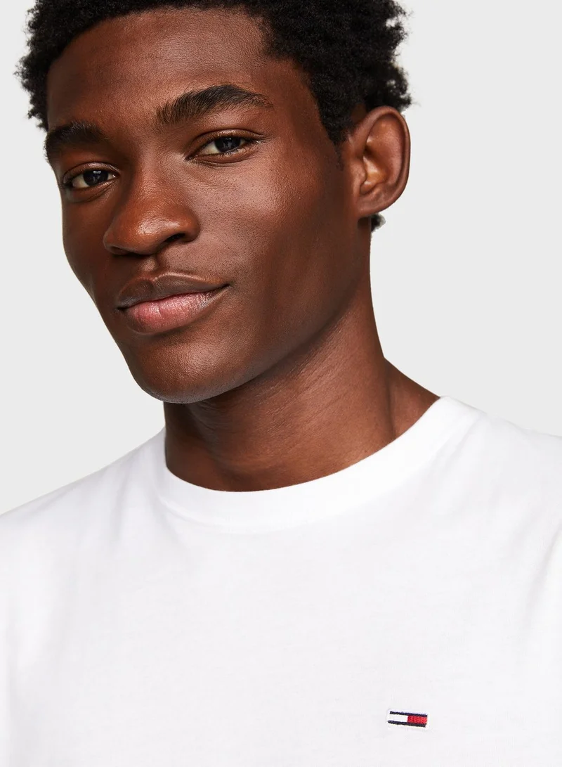 TOMMY JEANS 2 Pack Assorted Monogram Crew Neck T-Shirt
