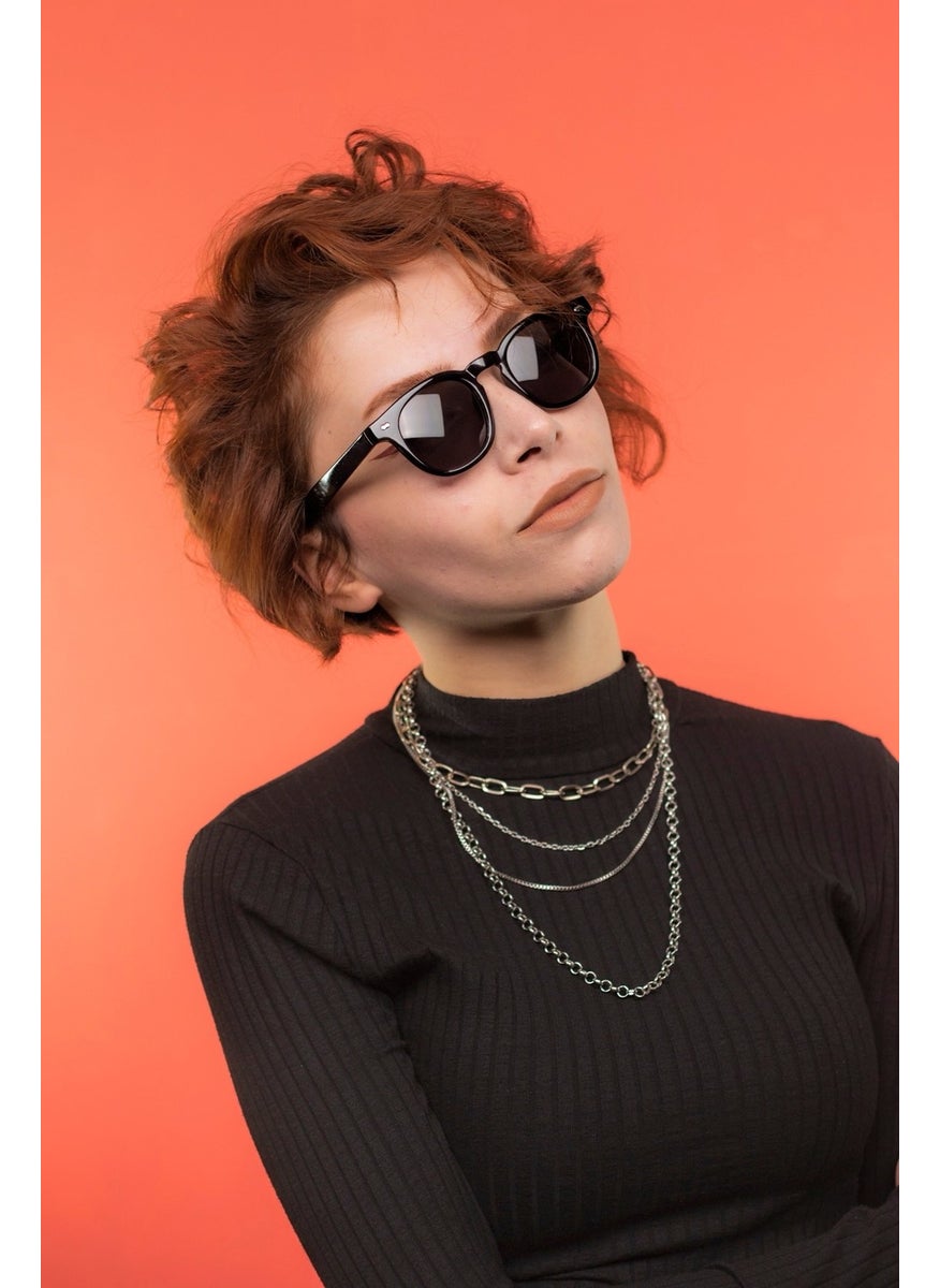 Focus On Victor Black Smoked Sunglasses  - Image 3
