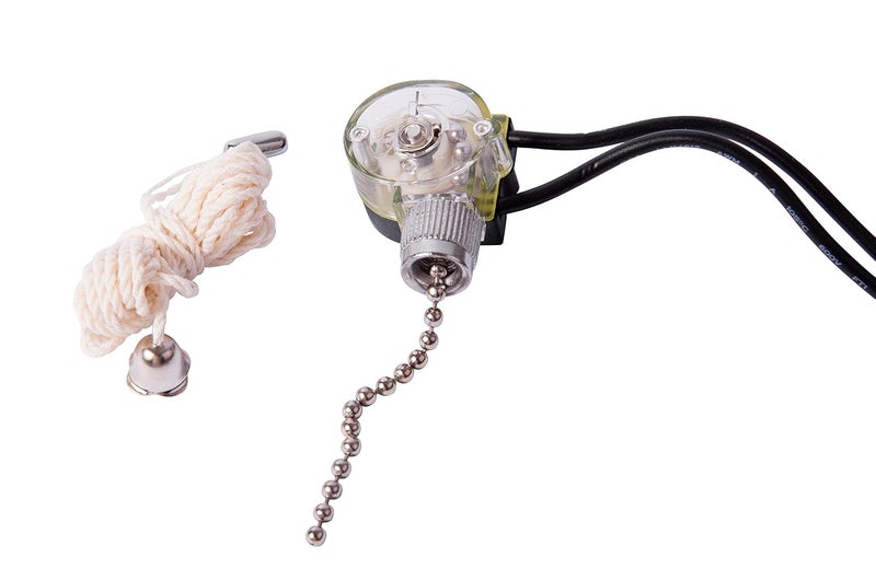 Gardner Bender GSW-31 Electrical Pull Chain Switch, SPST, ON-OFF, 6 A/125V AC with 6 Inch Wire Terminal - Image 2