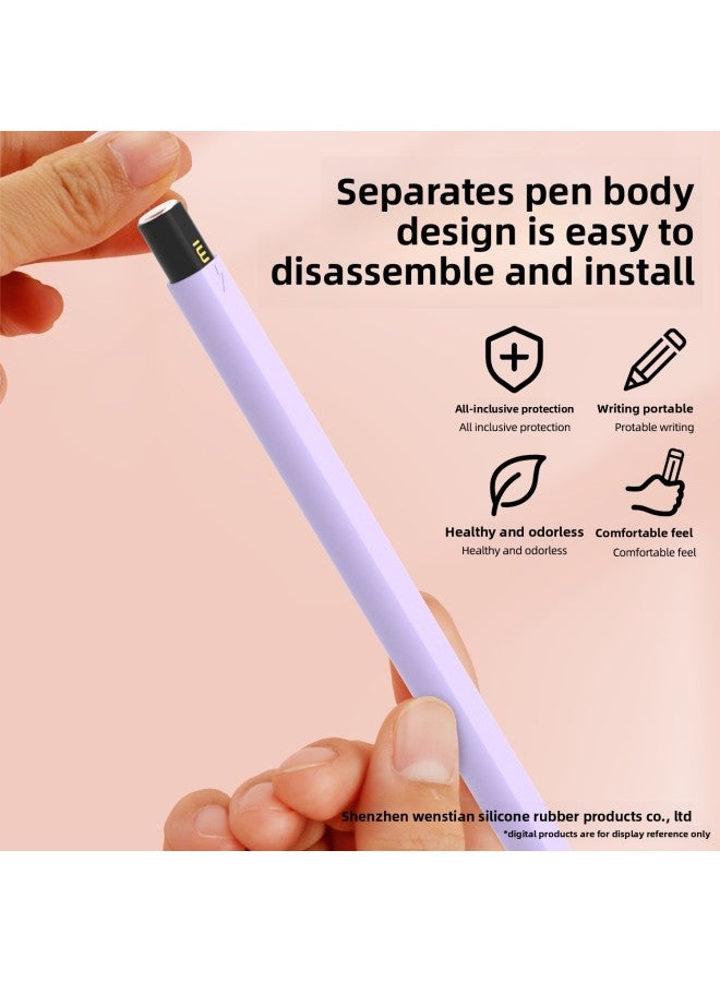 لـ Xiaomi Focus Stylus Pen Case Collision Color لـ Xiaomi Stylus Silicone Case وقائي بالجملة - اللون: رمادي تجاري - Image 3