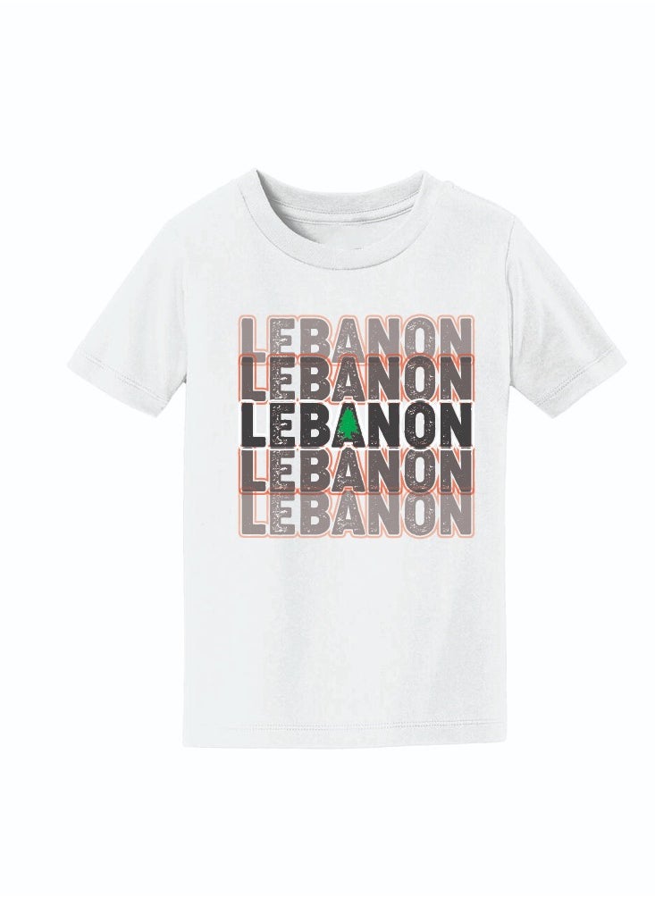 Generic - Lebanon Independence Day Kids Boys T-Shirt - Lebanon National Day T-Shirt with Classic Round Neck and Short Sleeve - Lebanese Boys T-Shirt - Image 1