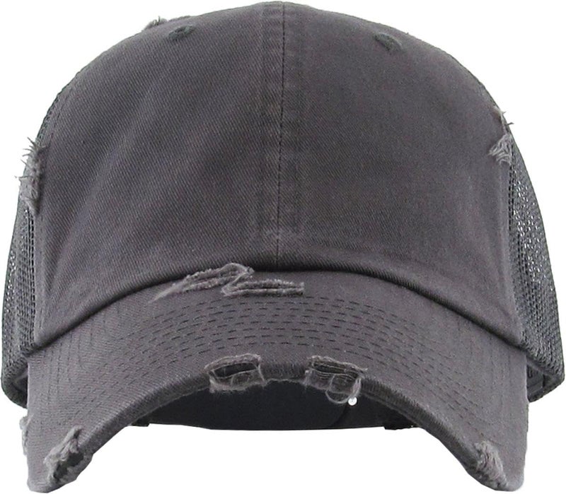 KBETHOS Vintage Washed Distressed Cotton Dad Hat Baseball Cap Adjustable Polo Trucker Unisex Style Headwear - Image 2