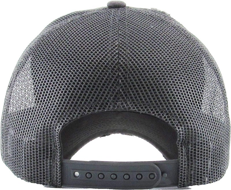 KBETHOS Vintage Washed Distressed Cotton Dad Hat Baseball Cap Adjustable Polo Trucker Unisex Style Headwear - Image 3