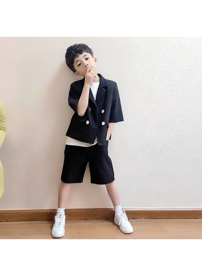Shougu Boys' Fashionable Small Suit Set  - Image 1